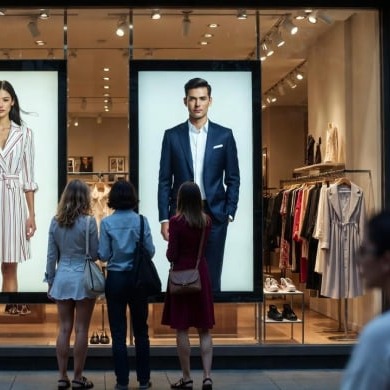 Digitales Schaufenster