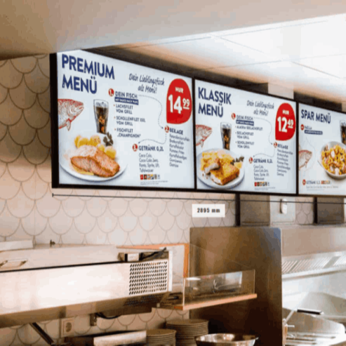 Digitale Menüboards